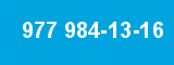 977 984-13-16 977 984-13-16